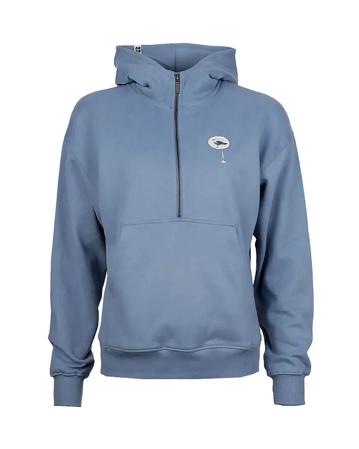 Damen Hoodie "Glücksschiss PÄP" abendblau S