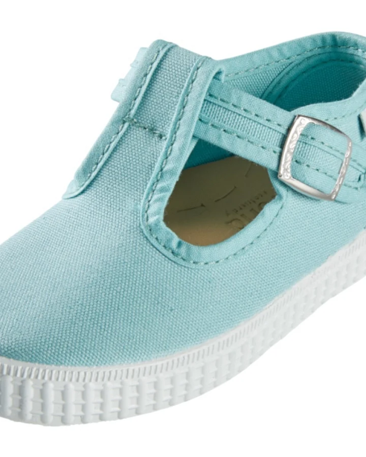 Natural World Kinder Schuhe Ballerinas mit Riemchen und Druckknopf opal Gr.20