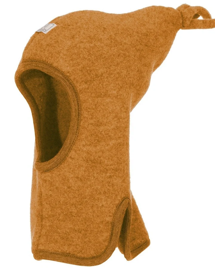 Pickapooh Baby und Kinder Schlupfmütze Mara Bio-Schurwolle Fleece caramel Gr. 48