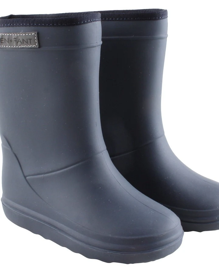 Kinder Thermo Gummistiefel mit Schurwoll-Fell blau Gr.23