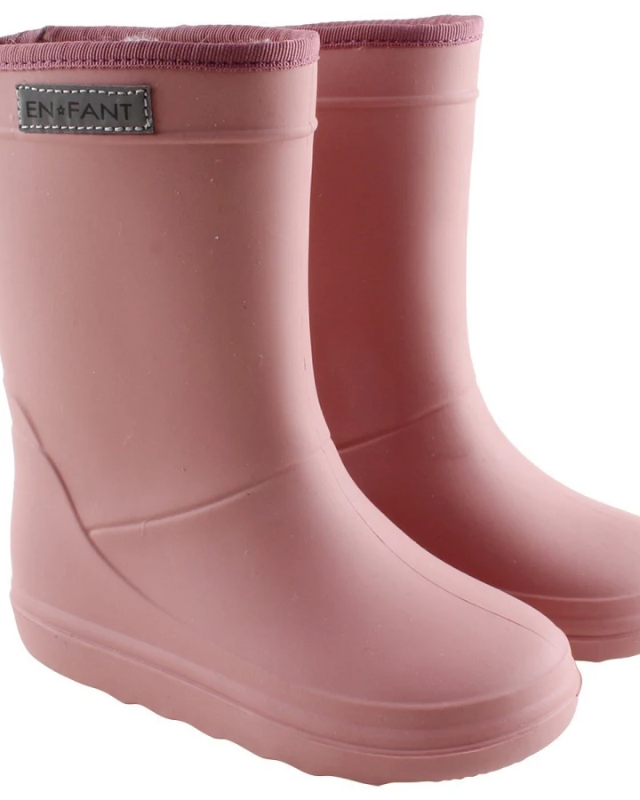 Kinder Thermo Gummistiefel mit Schurwoll-Fell rose Gr.23