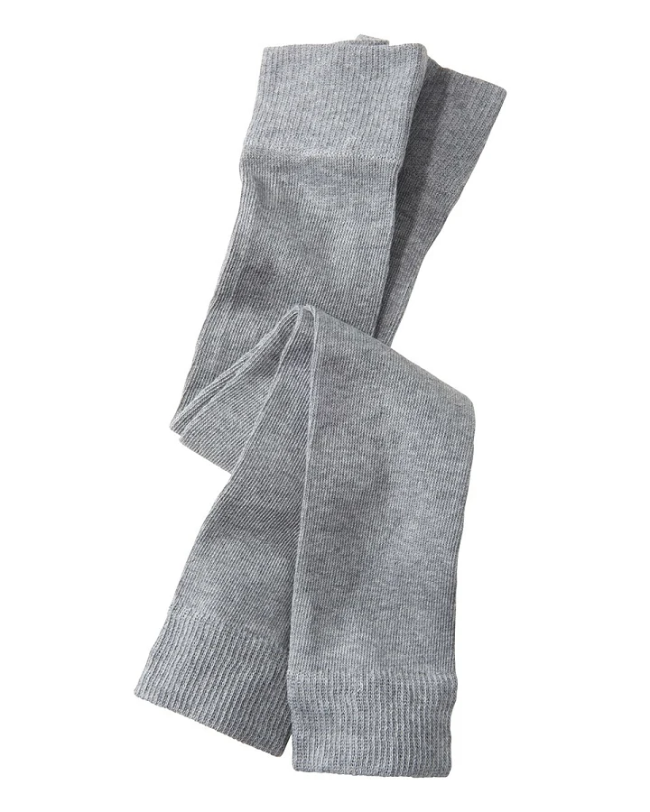 Kinder Leggings Bio-Baumwolle grau-melange Gr.0