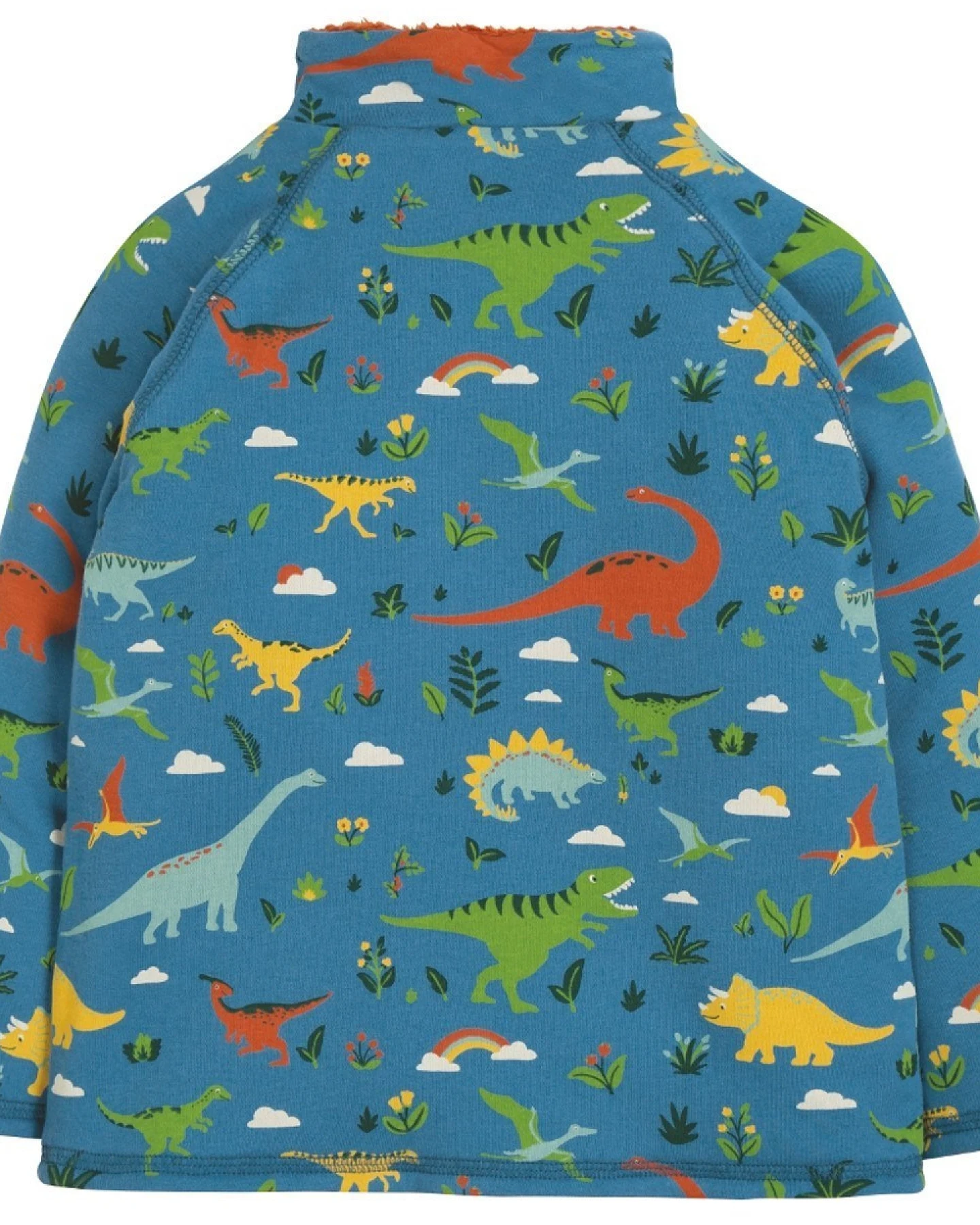 Frugi Kinder Wendepullover Dino Gr.4 (12-18 Monate) – Ansicht 2