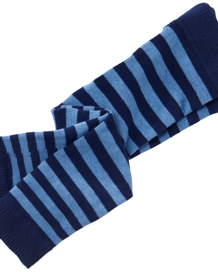 Baby Leggings Baumwolle (kbA) blau-geringelt Gr.00