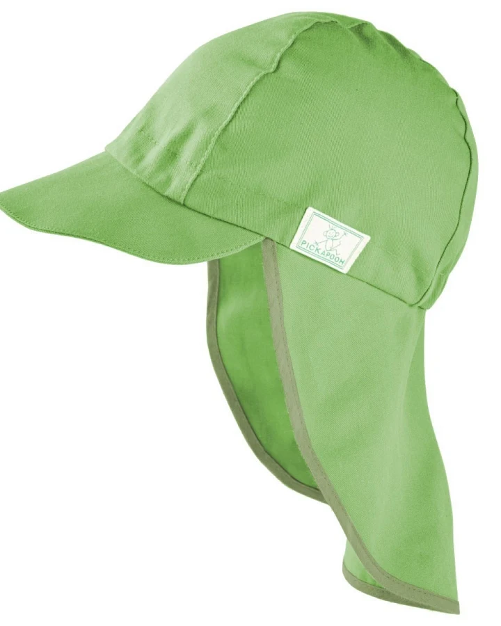 Pickapooh Kinder Sonnenschutz Mütze Legionär UV-60 green tea Gr.48