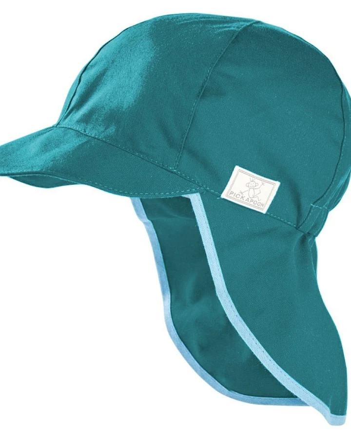 Pickapooh Baby und Kinder Mütze UV-80 caribbean sea Gr.48
