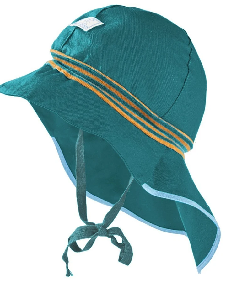 Pickapooh Baby und Kinder Mütze Feuerwehr Strick UV-80 caribbean sea Gr.48