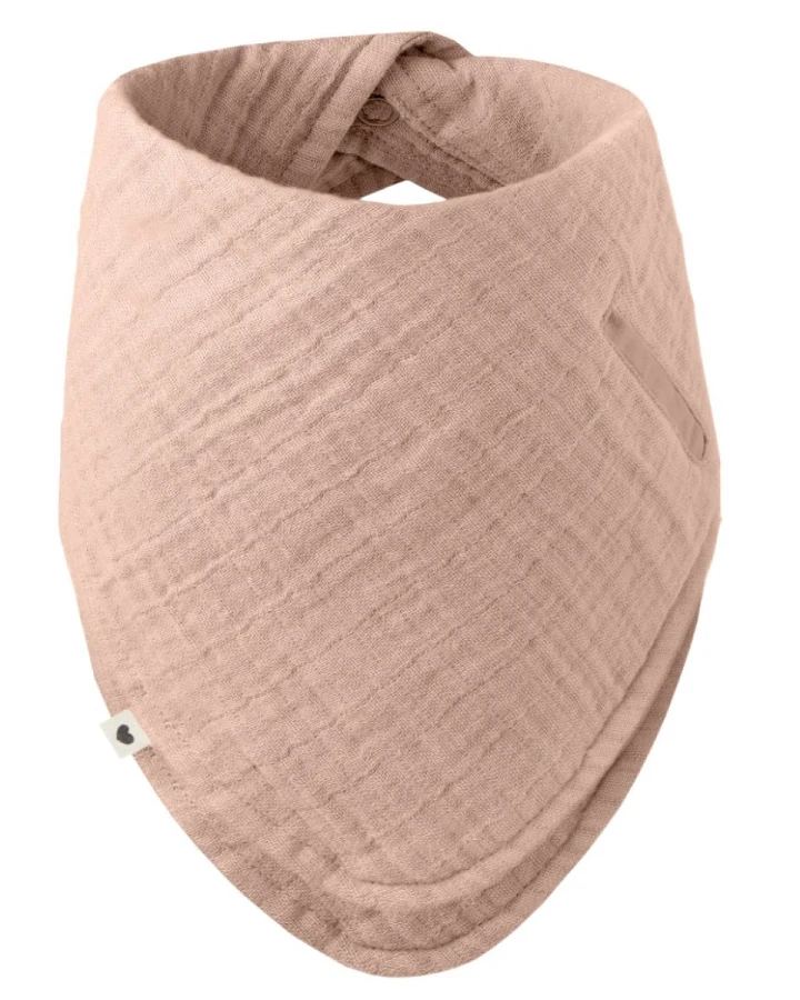 BIBS Dreieckstuch Bandana Bio-Baumwolle Musselin Bib Blush Onesize Maße 27 x 27 cm