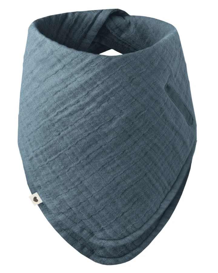 BIBS Dreieckstuch Bandana Bio-Baumwolle Musselin Bib Petrol Onesize Maße 27 x 27 cm