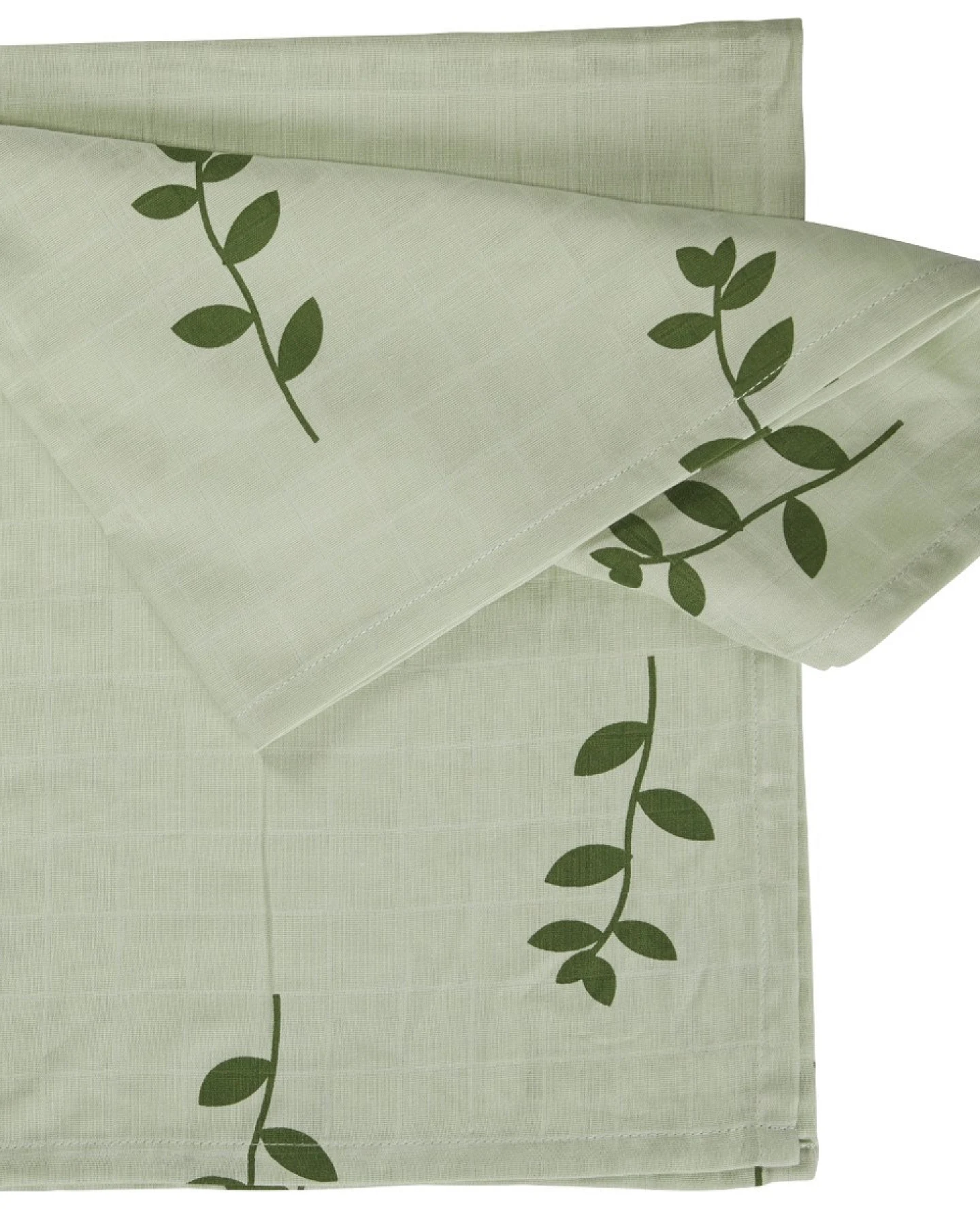 Spucktücher Bio-Baumwolle 3er-Set "Glücksfeder" Maße 75 x 75 cm – Ansicht 2