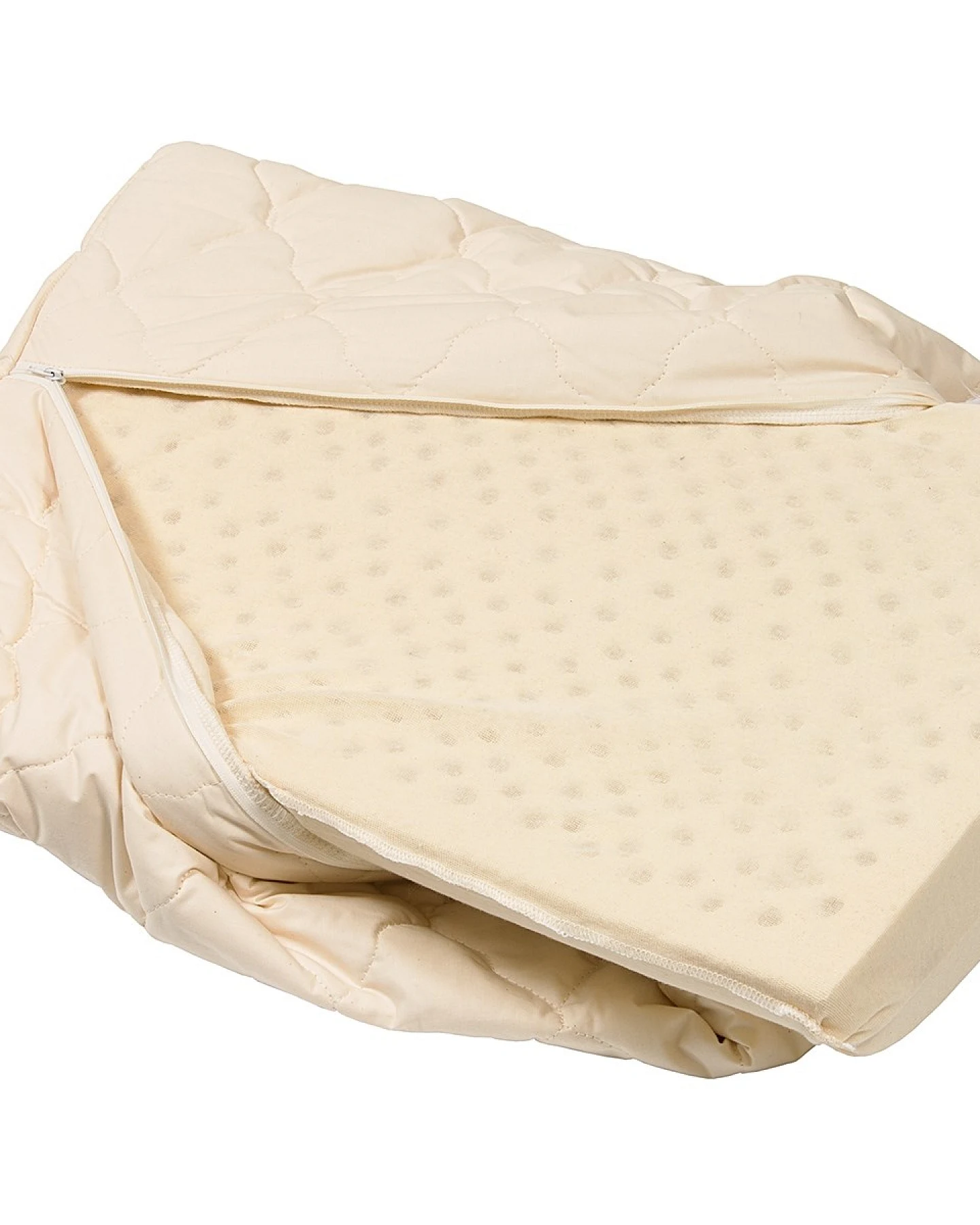 Nackenstützkissen Naturlatex Gr. M, natur Maße 59 x 38 x 10 cm – Ansicht 2