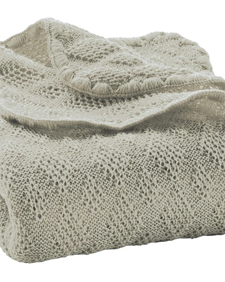 Disana Baby Wolldecke Bio-Merinowolle hellgrau Maße 80 x 100 cm
