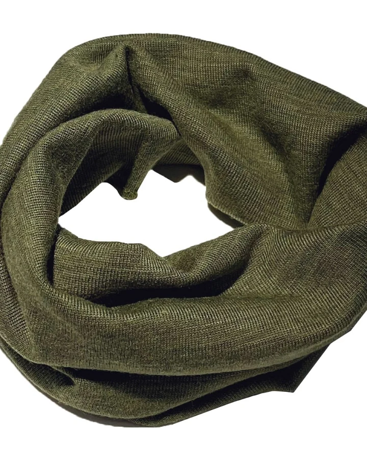 Pickapooh Kinder Schlauchschal Wolle Seide green Onsize, Maße 29 x 19 cm