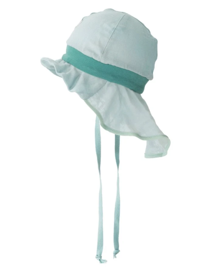 Pickapooh Kindermütze Strick Musselin blue surf Gr.48