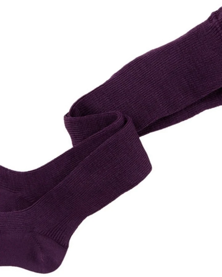 Baby Strumpfhose Bio-Schurwolle pflaume Gr.00