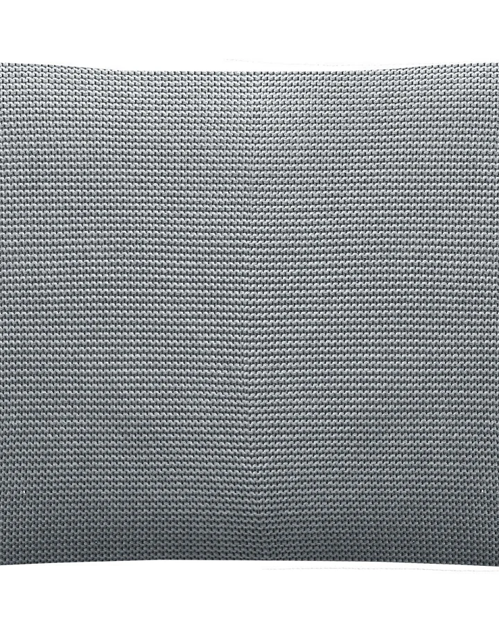 Kissenbezug 40x60 cm Bio Baumwolle light grey-melange Mit Reißverschluss