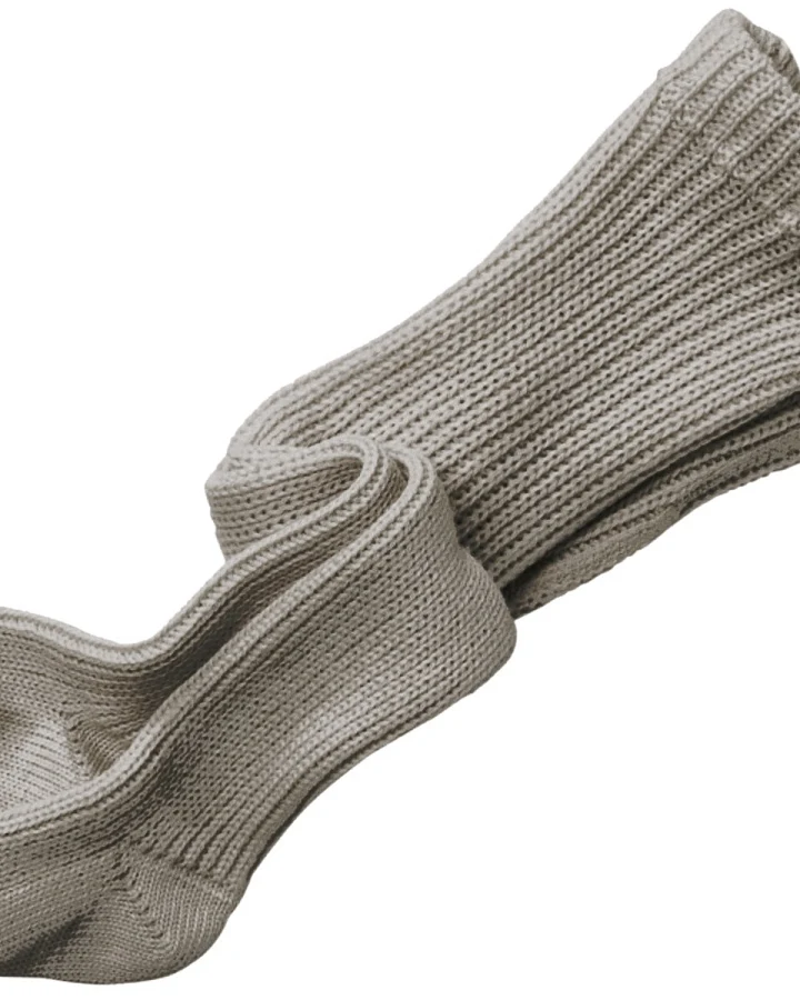 Dicke Baby-Strumpfhose Bio-Schurwolle grau-melange Gr.00