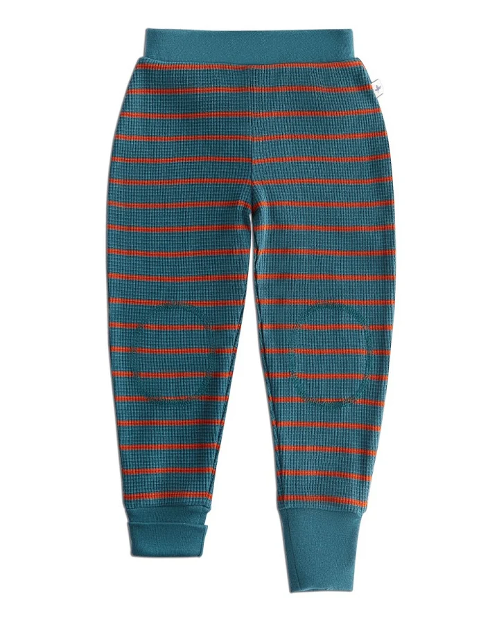 Baby und Kinder Hose Piqué Waldstreifen Gr.74/80