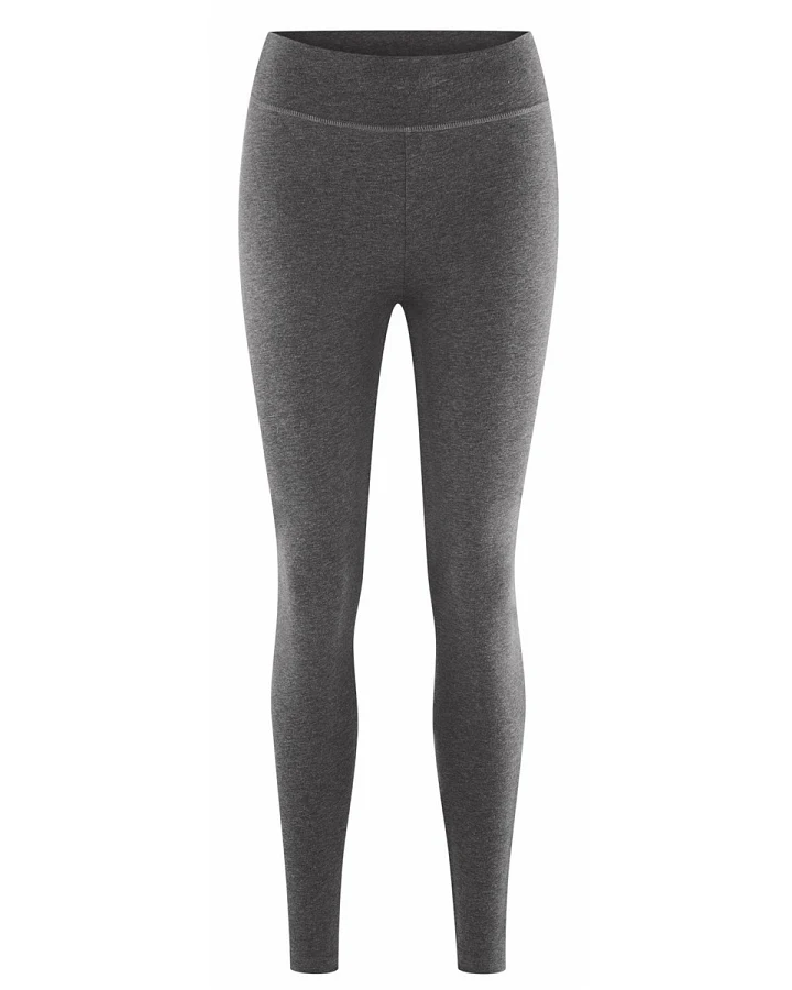 Living Crafts Damen Leggings "Lisa", graphite melange Gr.M
