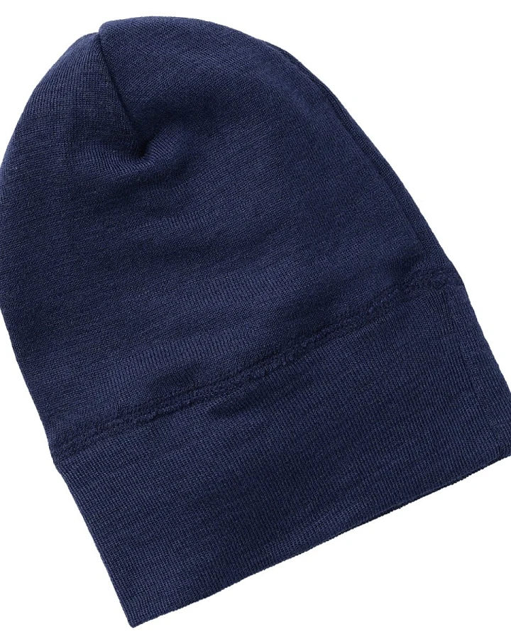 Engel Natur Baby und Kinder Mütze Helmmütze Wolle Seide marine Gr.62/68 (41-44 cm)