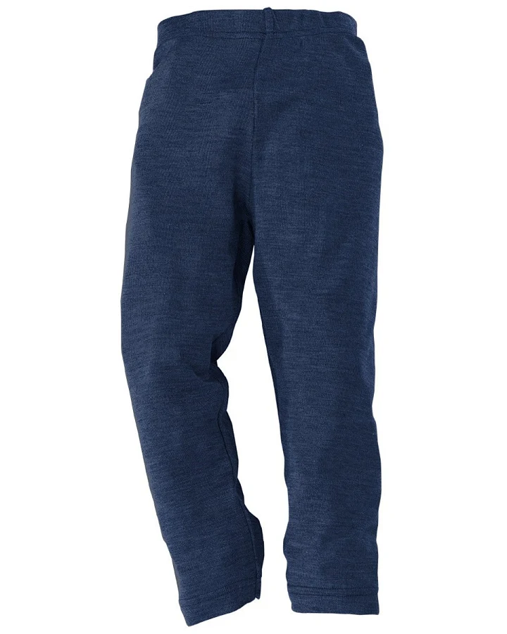 Engel Natur Kinder Leggings Wolle Seide marine Gr.92