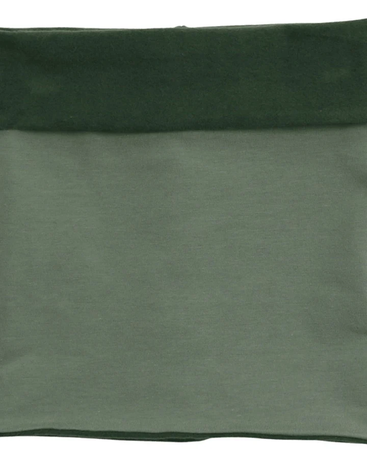 Wende Schlauchschal Bio-Baumwolle uni sage-dark green Gr. Onesize