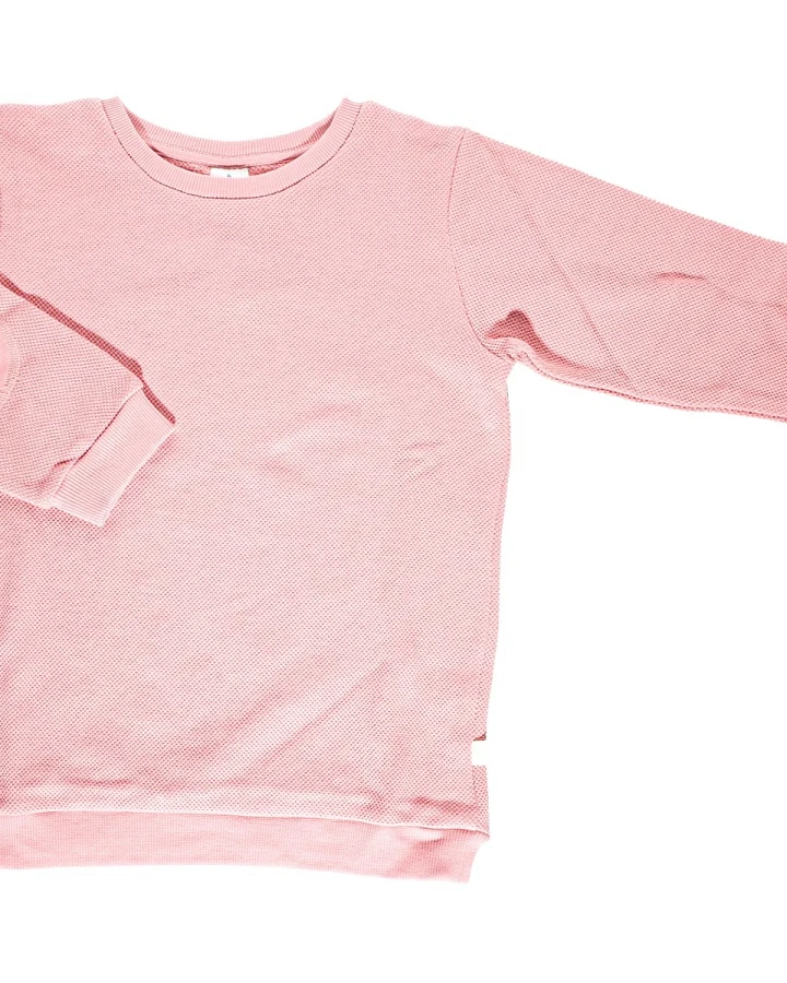 Kinder Pullover Piqué Qualität altrosa Gr.86/92