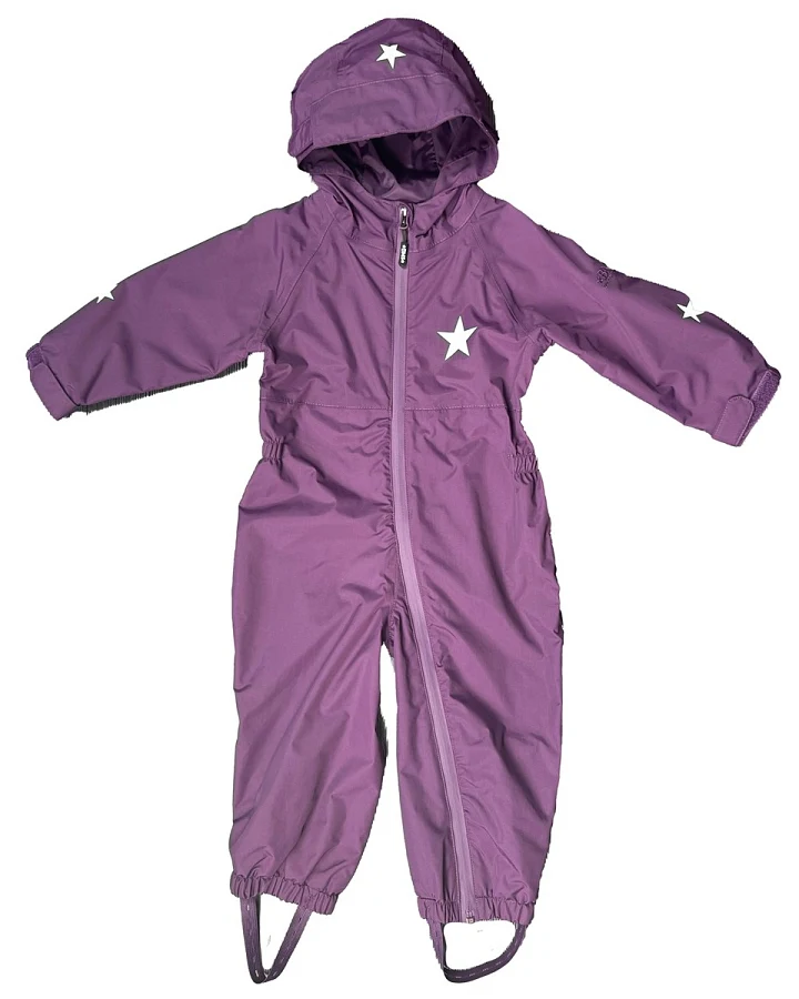 BMS Baby und Kinder Overall wasserdicht und atmungsaktiv SoftLan beere Gr. 86