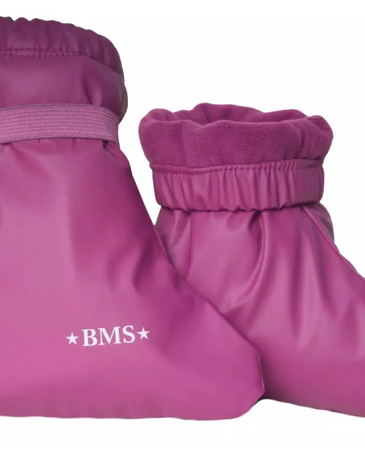 BMS Buddel- und Krabbelschuhe Füsslinge für Babys, gefüttert, SoftSkin purple
