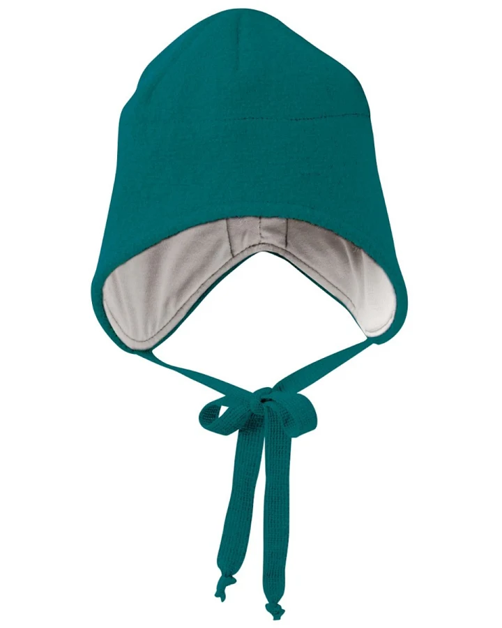 Disana Baby und Kinder Mütze Bio-Merinowolle pacific Gr. 2 (46-50)