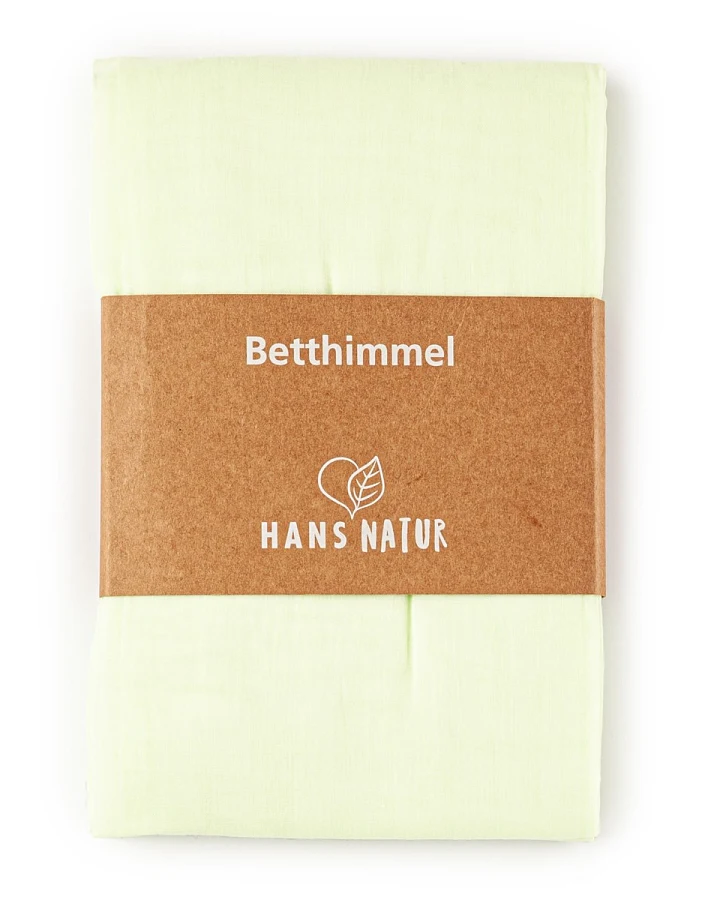 Betthimmel Baldachin Bio-Baumwolle mintgrün 115 x 300 cm