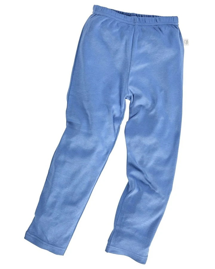 Kinder Leggings Bio-Baumwolle blau Gr.86/92