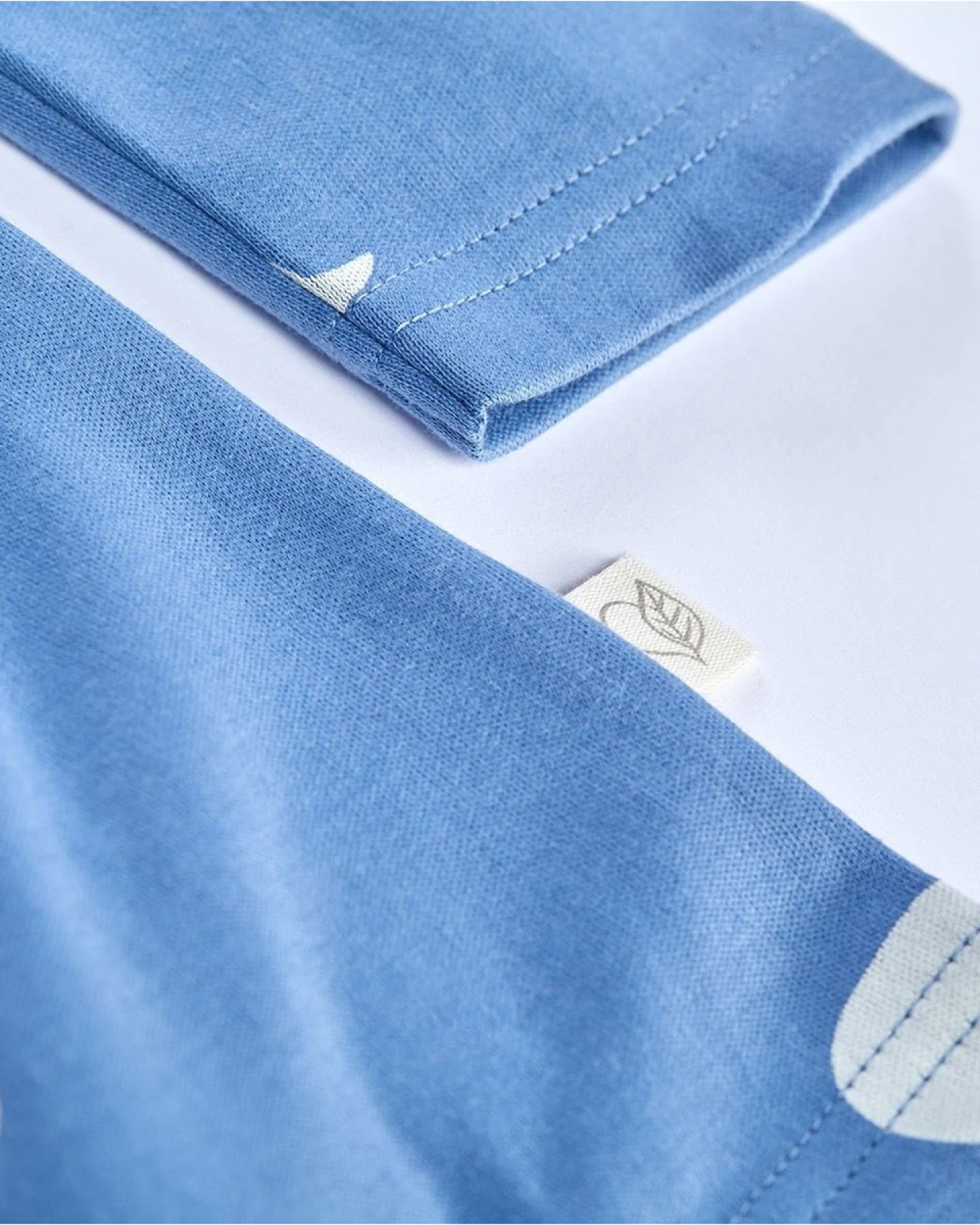 Kinder Langarmshirt Bio-Baumwolle Wal blau Gr.86/92 – Ansicht 2