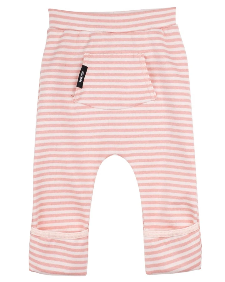 PURE PURE by Bauer Baby Hose peach-gestreift Gr.68