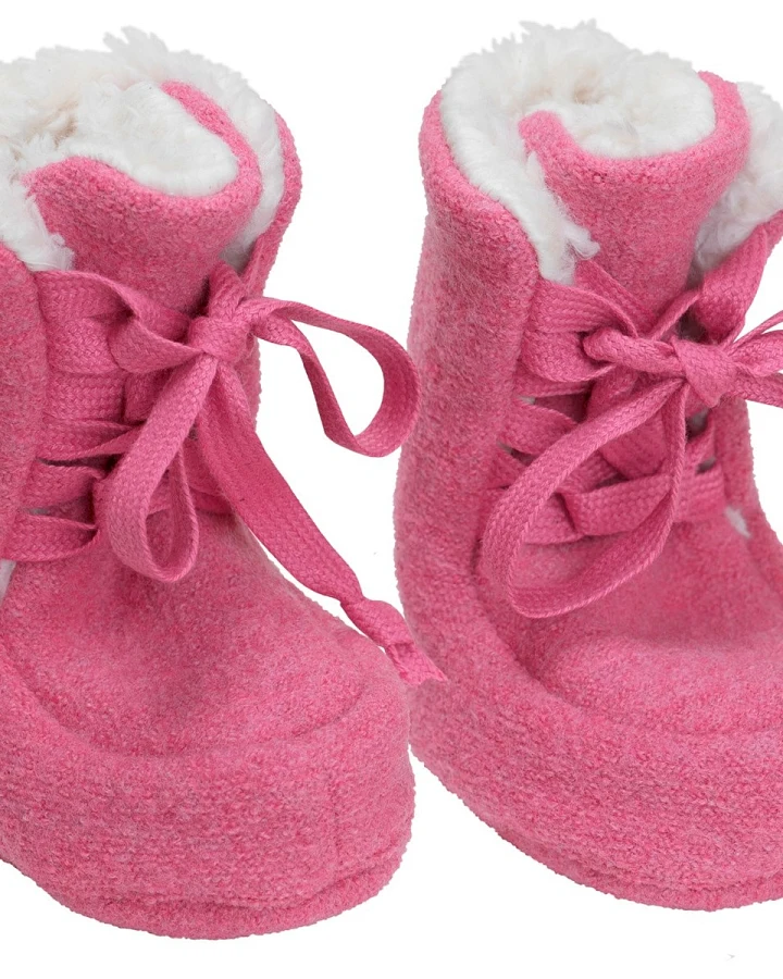 Pickapooh Baby Hausschuhe Babyschuhe Walk-Boots wild rose Gr.1 (0-3 Monate)