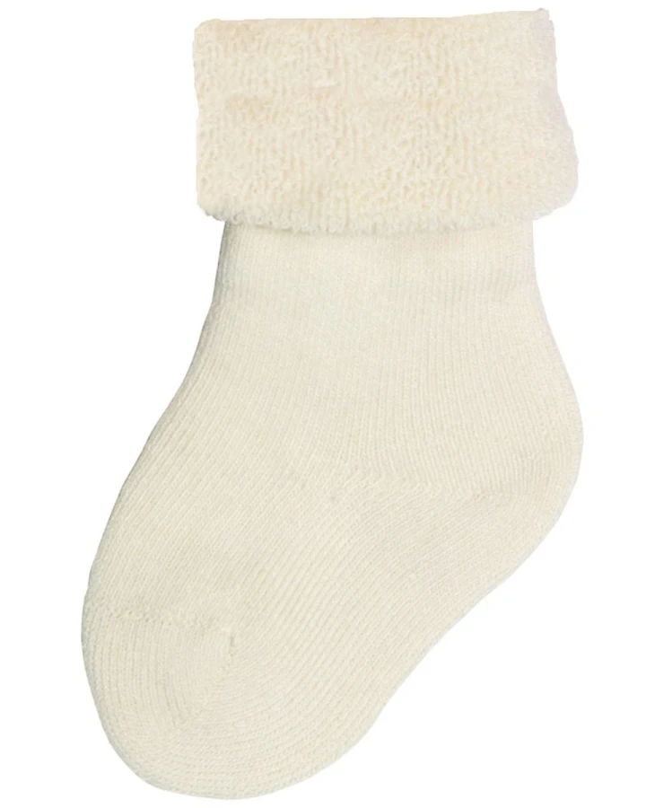 Babysocken Vollfrottee natur;Gr. 00