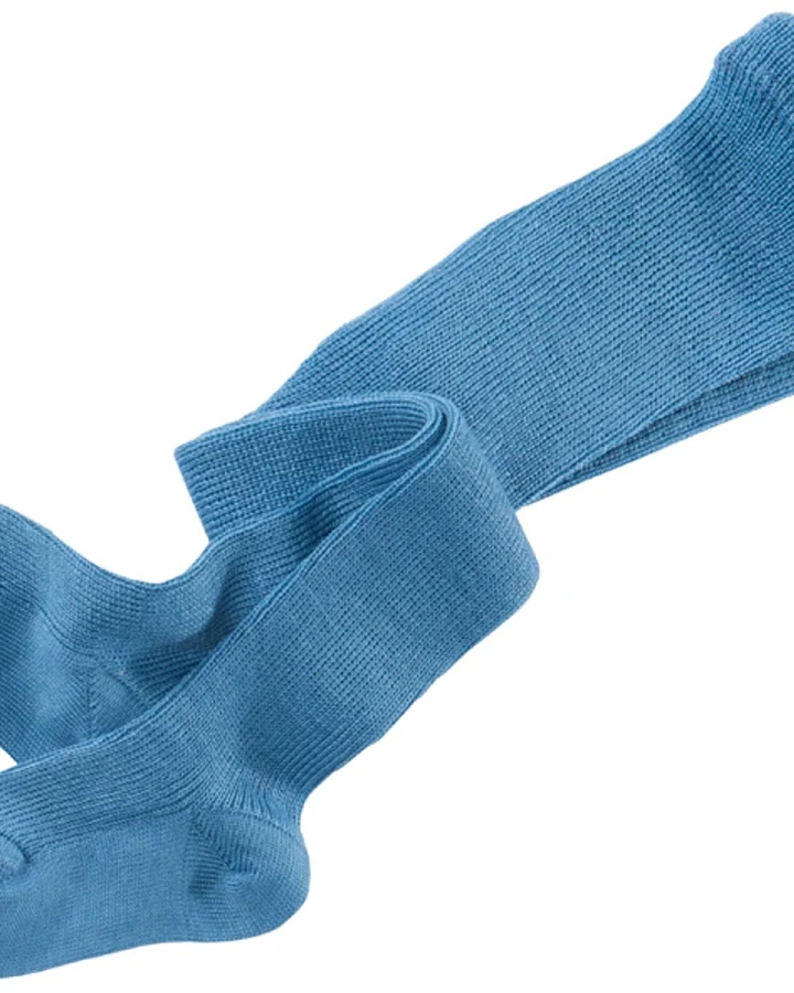 Baby Strumpfhose Bio-Schurwolle bergblau Gr.00