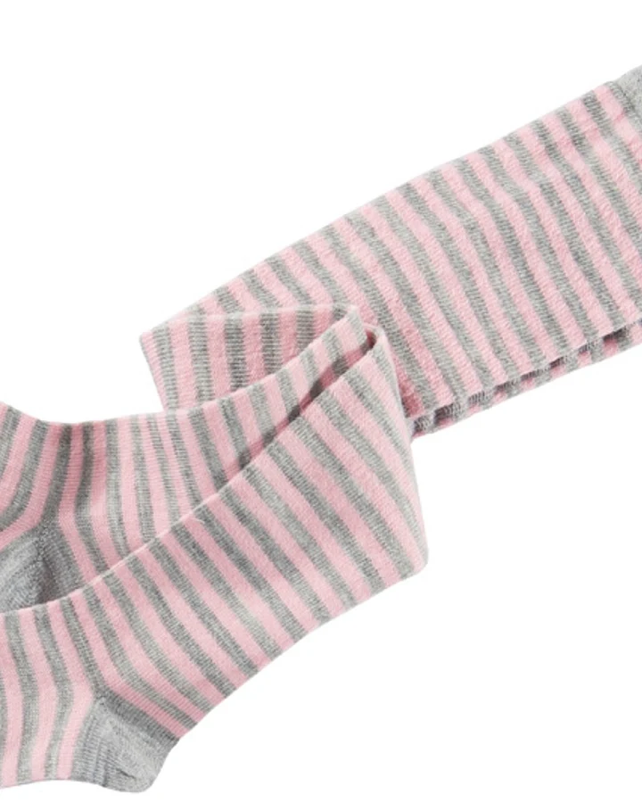 Baby Strumpfhose rose-geringelt Gr.00