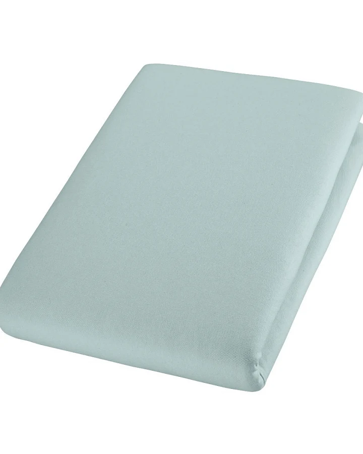 Spannbettlaken Bio-Baumwolle Jersey atlantik Gr.2 (90x190x18-100x200x18 cm)