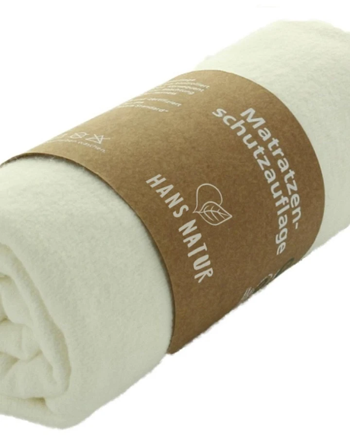 Matratzenauflage Beistellbett Bio-Baumwolle natur Maße 80 x 42 cm