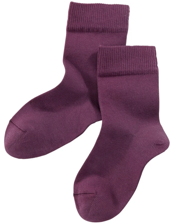 Kinder Socken brombeer Gr.1-2