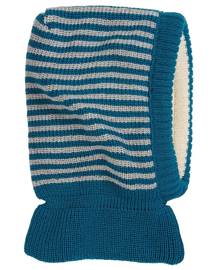 Baby und Kinder Schalmütze petrol-grau Gr. 46/48