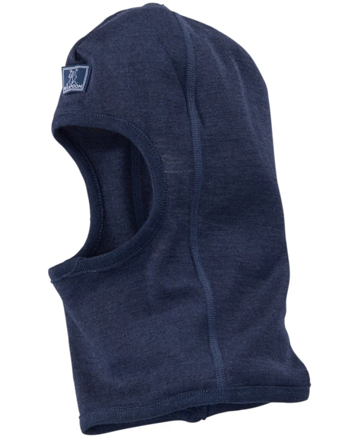 Pickapooh Baby und Kinder Helmmütze Schlupfmütze Wolle Seide marine Gr.48