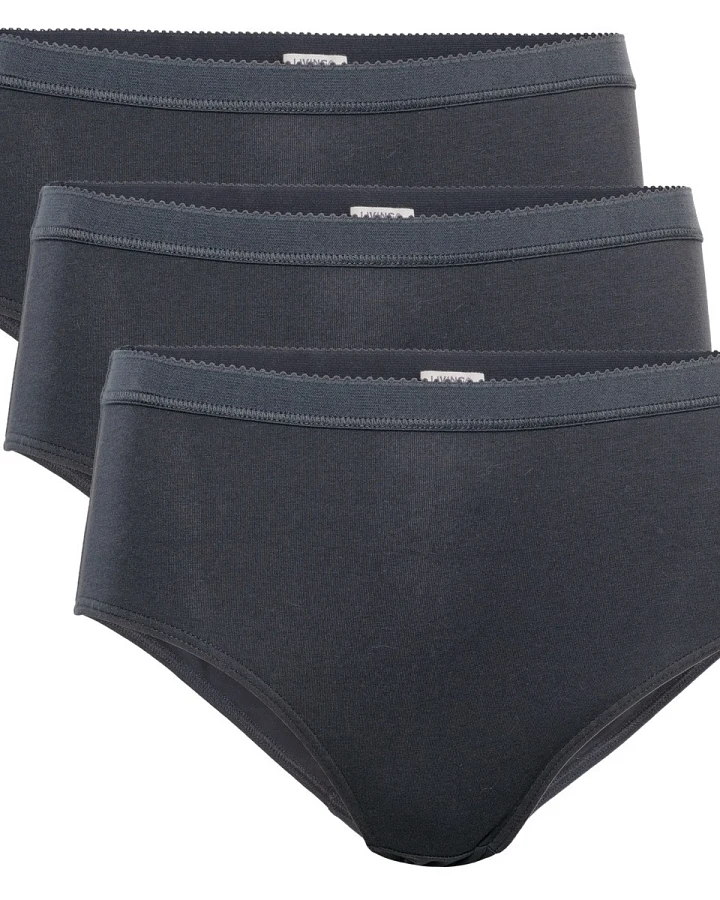 Living Crafts Slip Polly black 3er-Pack Gr. S