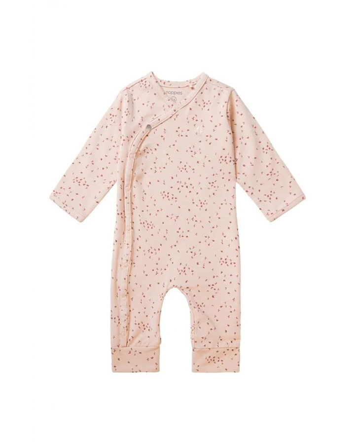 Strampler Nuuk rose smoke print Gr. 44