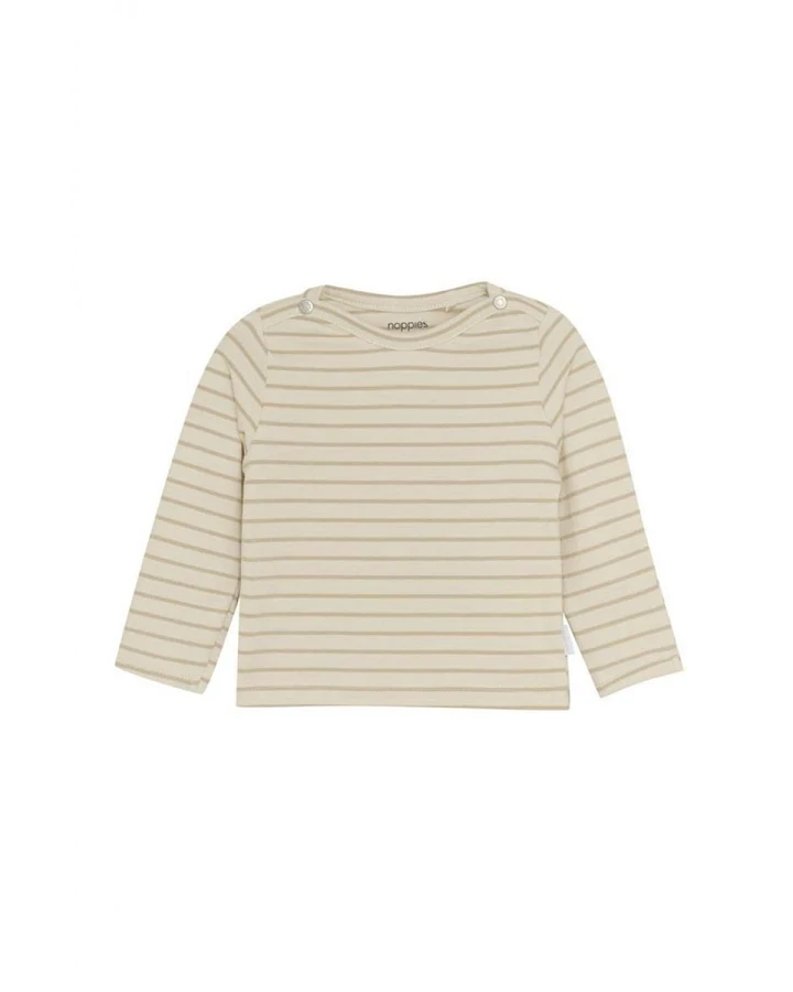 Langarmshirt Nev Stripe pattern off white Gr. 56