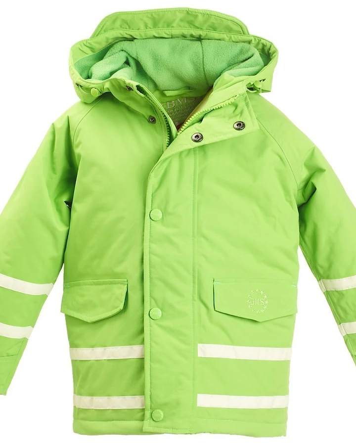 BMS Kinder Winterjacke atmungsaktiv und wasserdicht SoftLan limone Gr.86