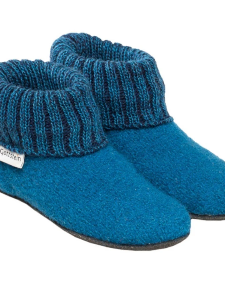 Kinder Hüttenschuhe Hausschuhe Wollwalk Filzsohle arctic Gr.26