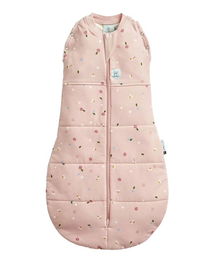 Baby Puck- und Schlafsack Winter "ergoCocoon" daisies Gr. 0-3 Monate