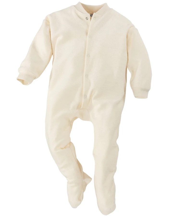 Cosilana Baby Schlafanzug Bio-Schurwolle natur Gr. 68
